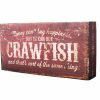 Box Sign - Crawfish