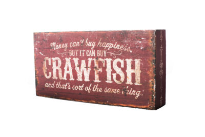 Box Sign - Crawfish