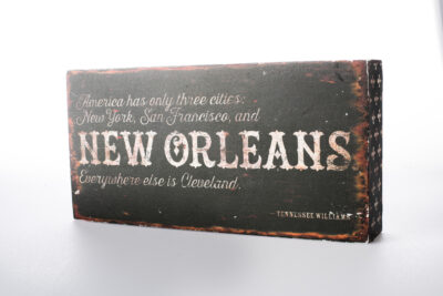 Box Sign - New Orleans