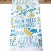 California Words Kitchen Towel