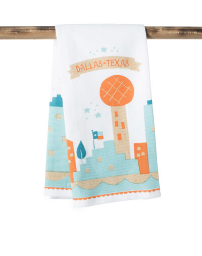 Kitchen Towel - Dallas Skyline