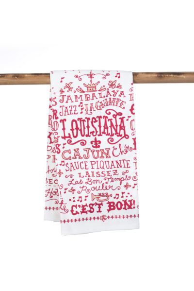 Louisiana Words Kitchen Towel