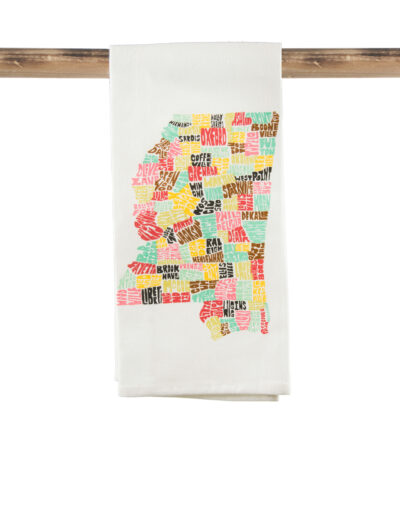 Joe Brewton Mississippi Kitchen Towel