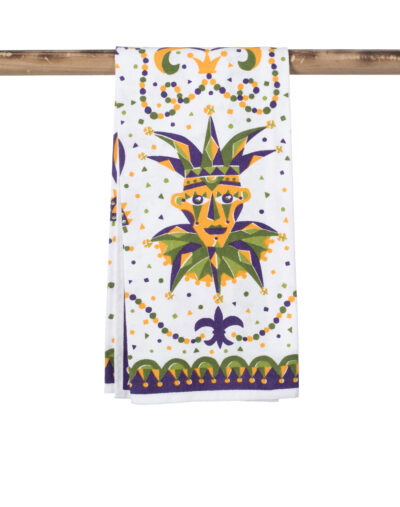 Mardi Gras Jester Kitchen Towel