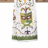 Mardi Gras Mask Kitchen Towel