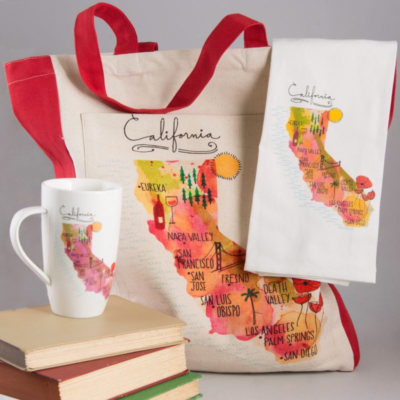 California Map Tote Bag - Image 2