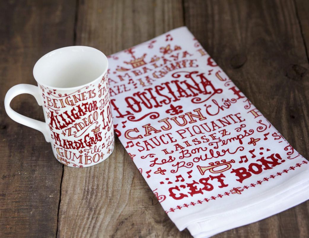 Louisiana Words Kitchen Towel - Image 3