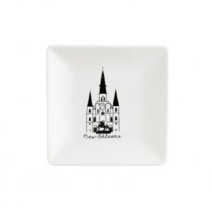 Trinket Tray - Black and White Cathedral