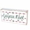Joyeux Noel Box Sign