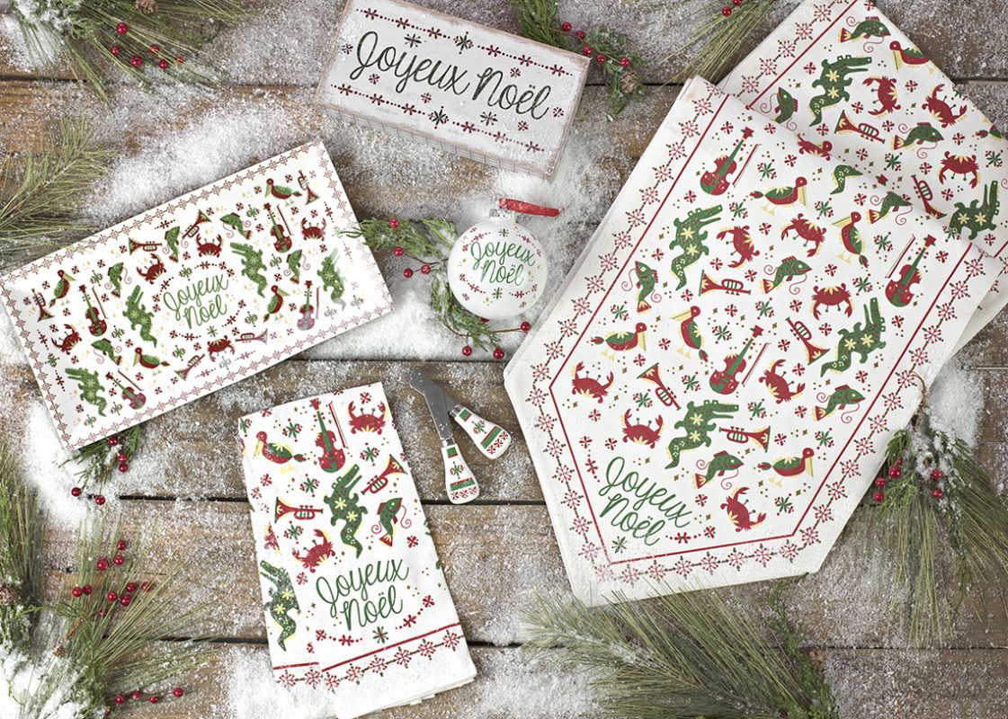 Joyeux Noel Kitchen Towel - Image 2