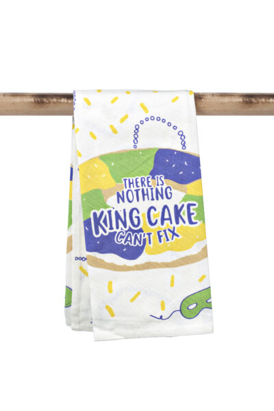 There is Nothing King Cake Can't Fix Kitchen Towel