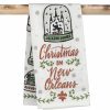 Christmas In New Orleans Kitchen Towel