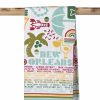New Orleans Neighborhoods Kitchen Towel