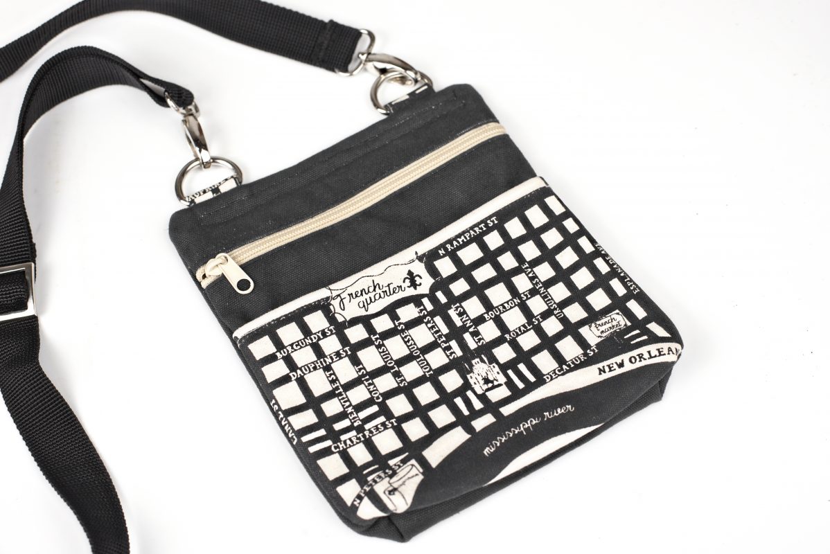 Cross Body Purse - French Quarter Map - Image 2