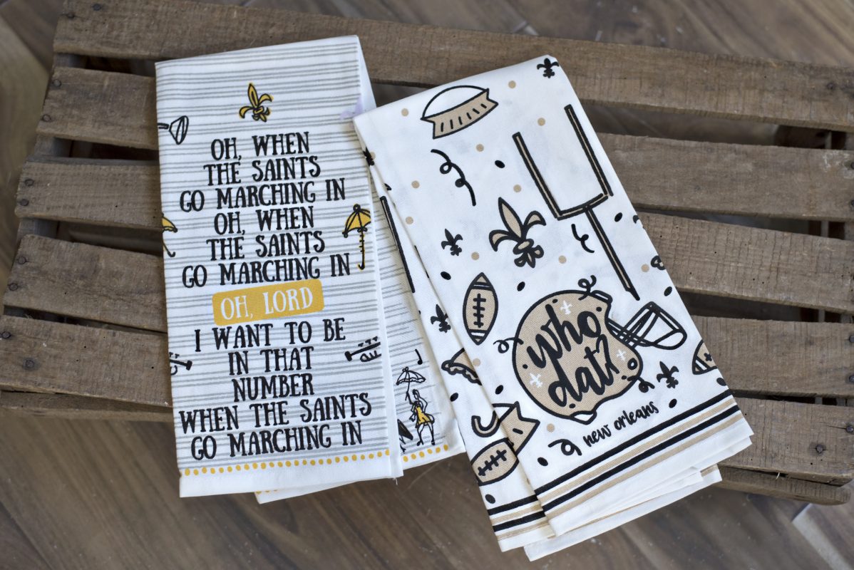 Saints Go Marching In Kitchen Towel - Image 2