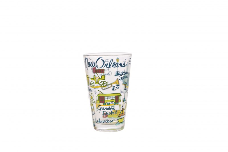 Vintage New Orleans Juice Glasses Set of 2 - Image 2