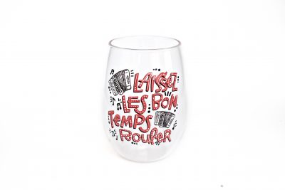 Stemless Wine Glass - Laissez Les Bon Temps Rouler