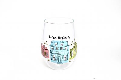 Stemless Wine Glass - Creole Cottages