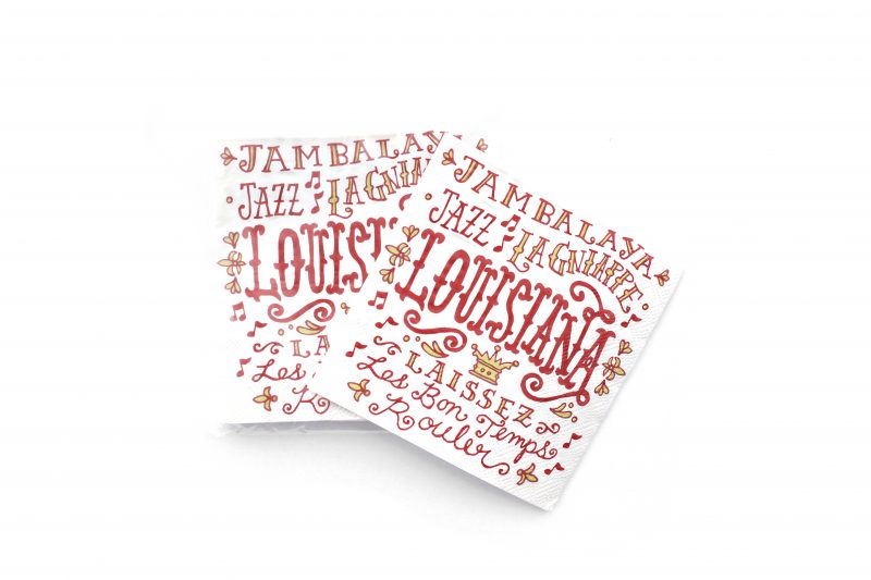 Cocktail Napkins - Louisiana Words