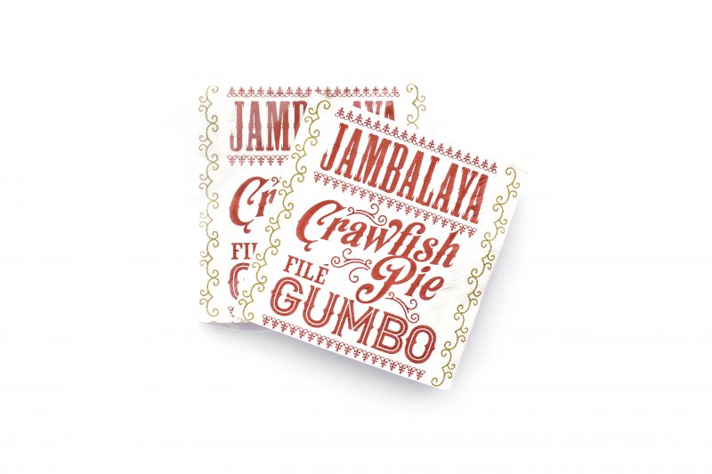 Cocktail Napkins - Jambalaya Crawfish Pie