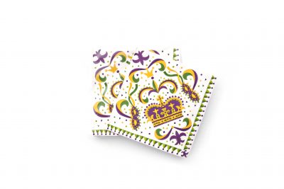 Cocktail Napkins - Mardi Gras Crown