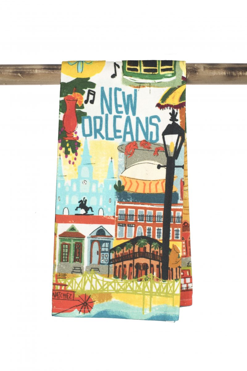 Kitchen Towel - Nola Collage