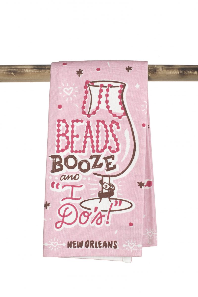 Kitchen Towel - Beads Booze and I Do's