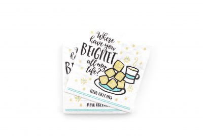 Cocktail Napkins - Where Have You Beignet