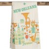 Kitchen Towel - New Orleans Stripes