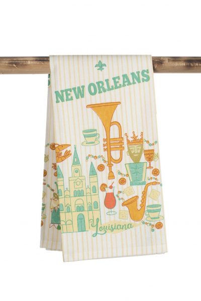 Kitchen Towel - New Orleans Stripes