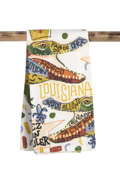 Kitchen Towel - Alligator Words