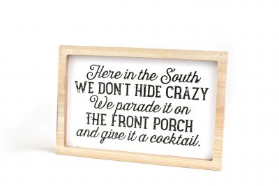 Box Sign - Crazy