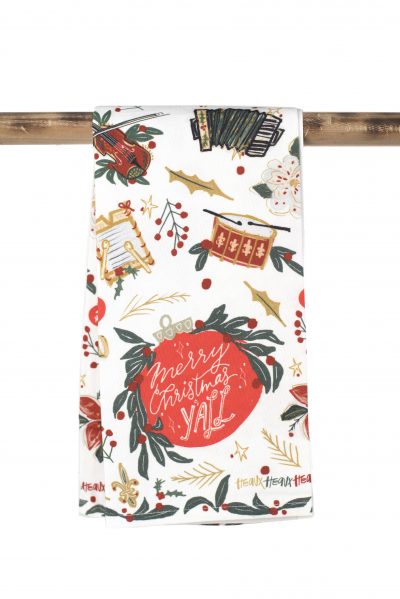 Kitchen Towel - Merry Christmas Y'all