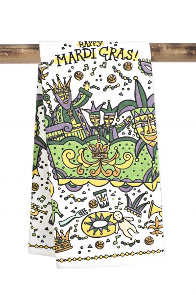 Kitchen Towel - Mardi Gras Float
