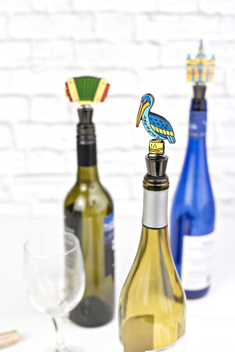 Wine Stopper - Louisiana Pelican - Image 2