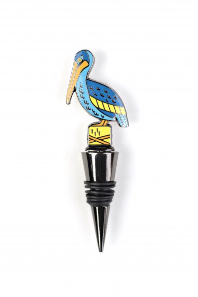 Wine Stopper - Louisiana Pelican
