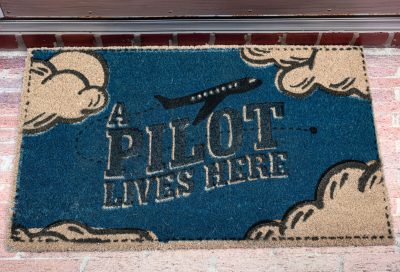 Door Mat - Pilot Lives Here