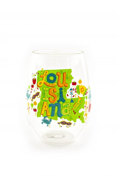 Stemless Wine Glass - Louisiana