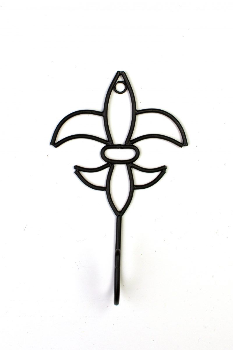 Metal Wall Hook - Fleur de Lis - Image 2