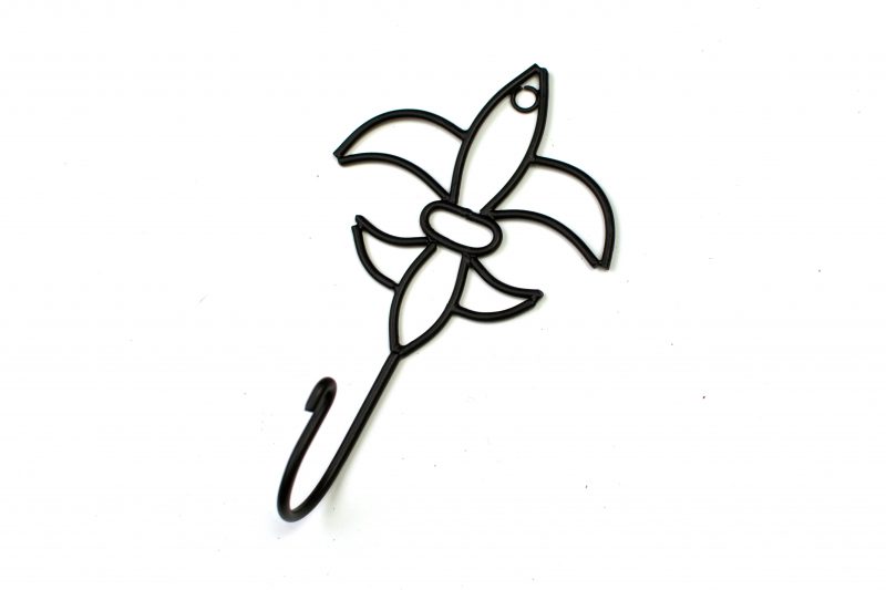 Metal Wall Hook - Fleur de Lis