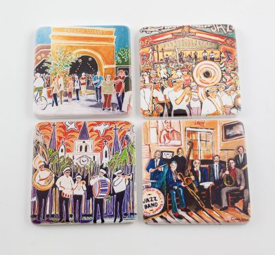 New Orleans Coaster Set by Connie K.