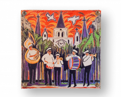 Art Block - Band in Front of Cathedral