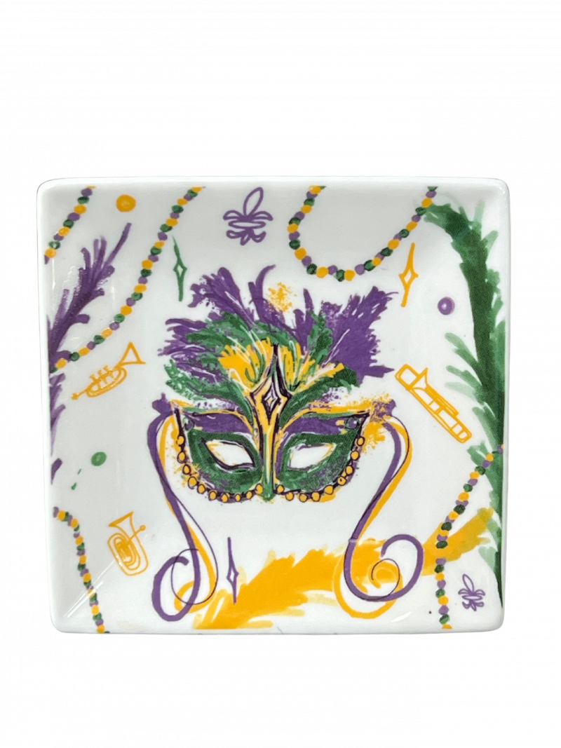 Dish - Mardi Gras Mask