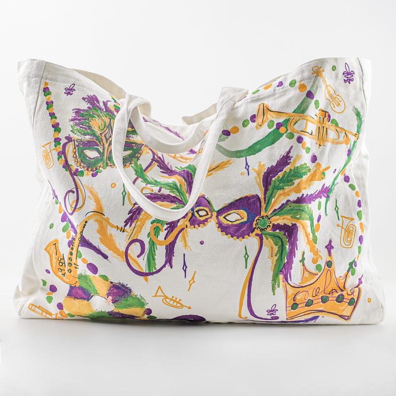 Tote - Mardi Gras Mask