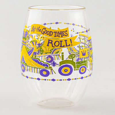 Stemless Wine Glass -  Let the Good Times Roll
