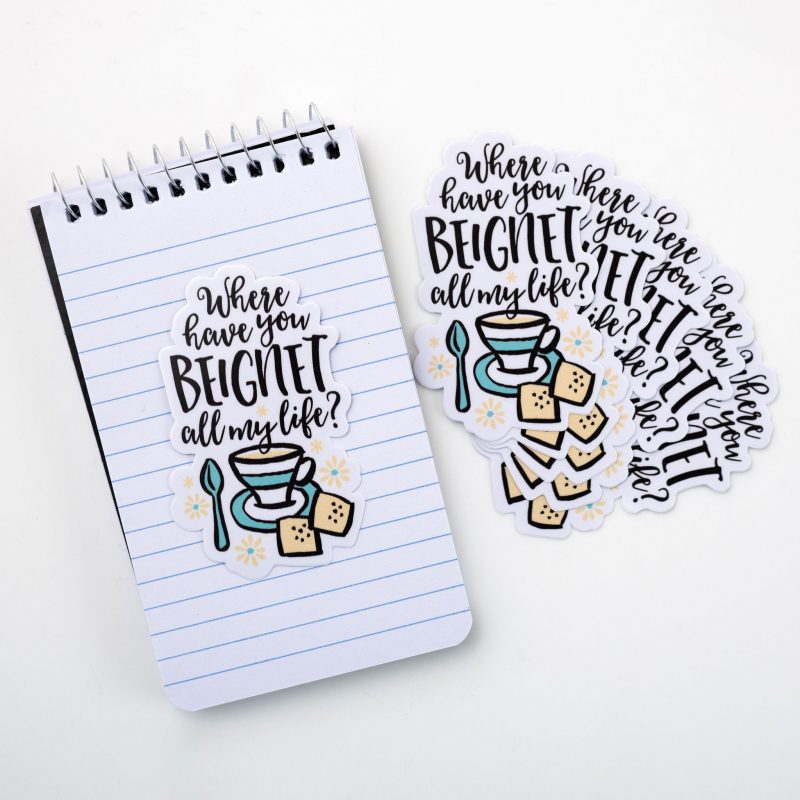 Sticker - Where You Beignet