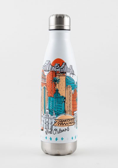 Stainless Water Bottle - New Orleans Buildings