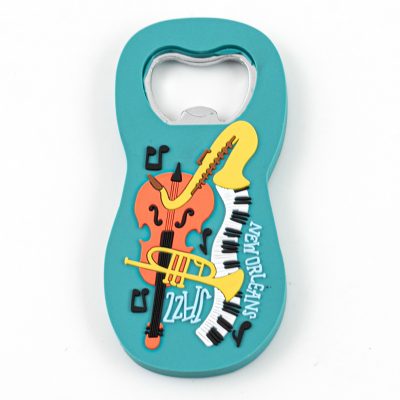 Magnetic Rubber Bottle Opener-NOLA Jazz