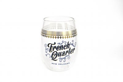 Stemless Wine Glass - French Quarter