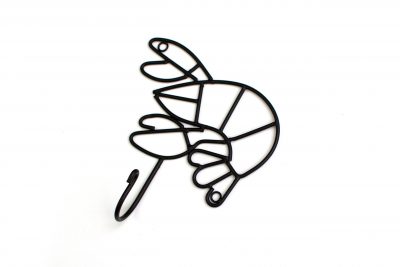 Metal Wall Hook - Crawfish